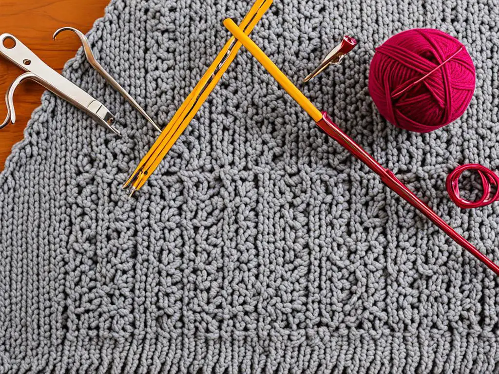 crochet rug step by step