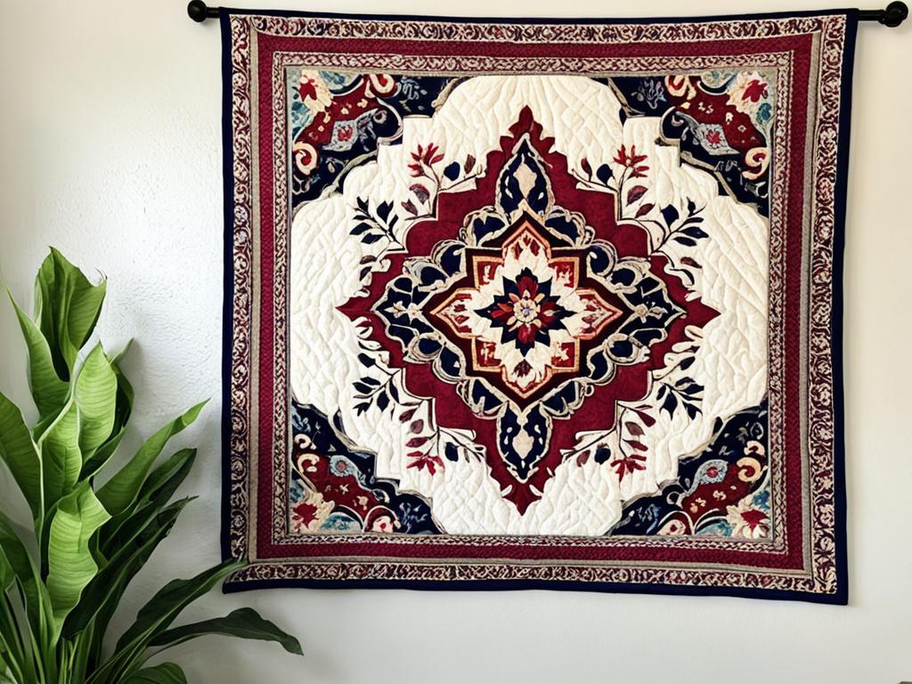 diy persian rug wall art