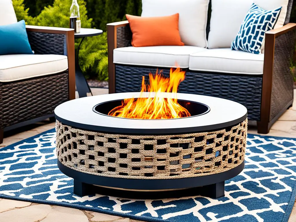 fire pit heat protection
