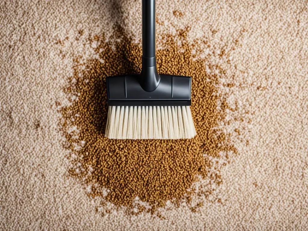 get rid of mouse droppings on carpet