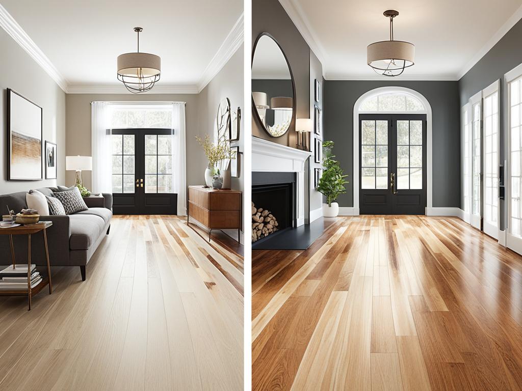 hardwood floors matte vs satin