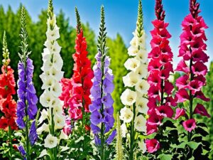 Read more about the article Hollyhock vs Gladiolus: Garden Flowers Face-Off