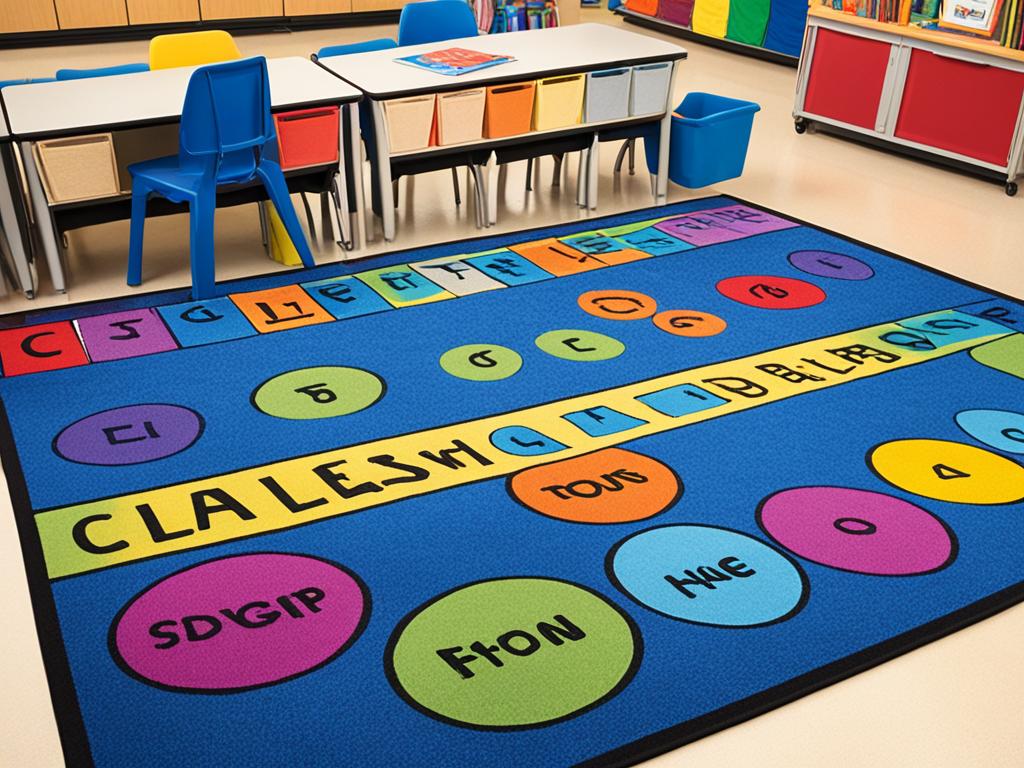 how big should a classroom rug be