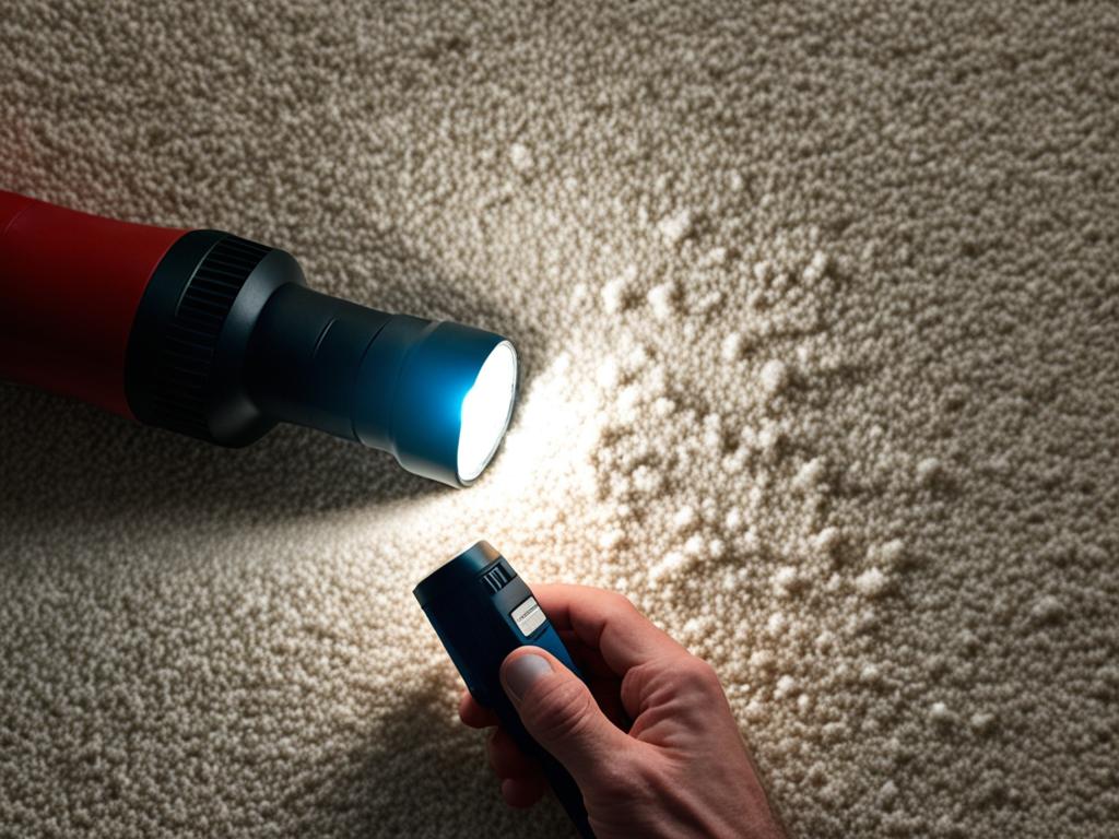 how to check for mold in carpet