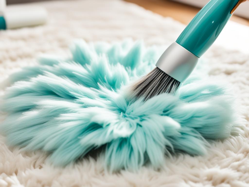 how to clean a fake fur rug
