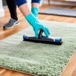 Safely Clean Area Rug on Wood Floor Tips