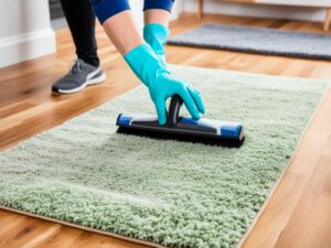 Read more about the article Safely Clean Area Rug on Wood Floor Tips