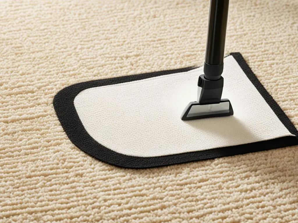 how to clean black marks on carpet
