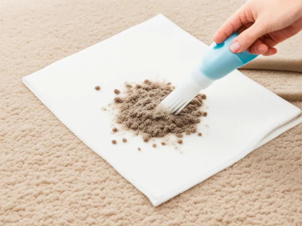 how to clean fresh dog poop out of carpet