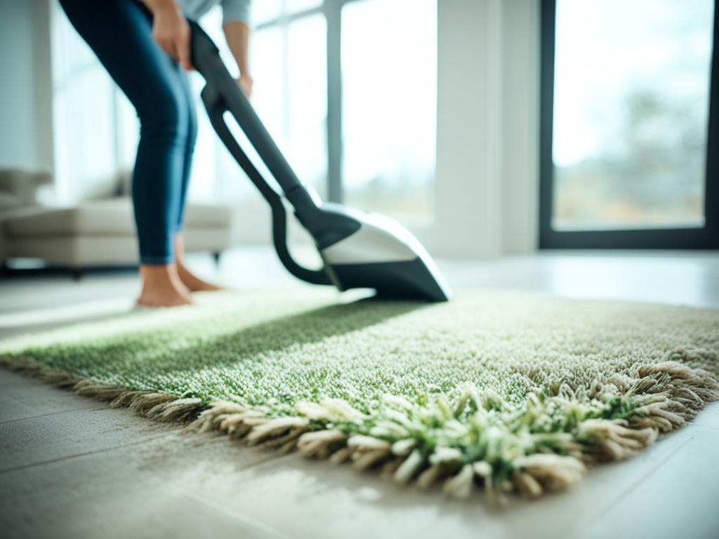 how to clean seagrass rug