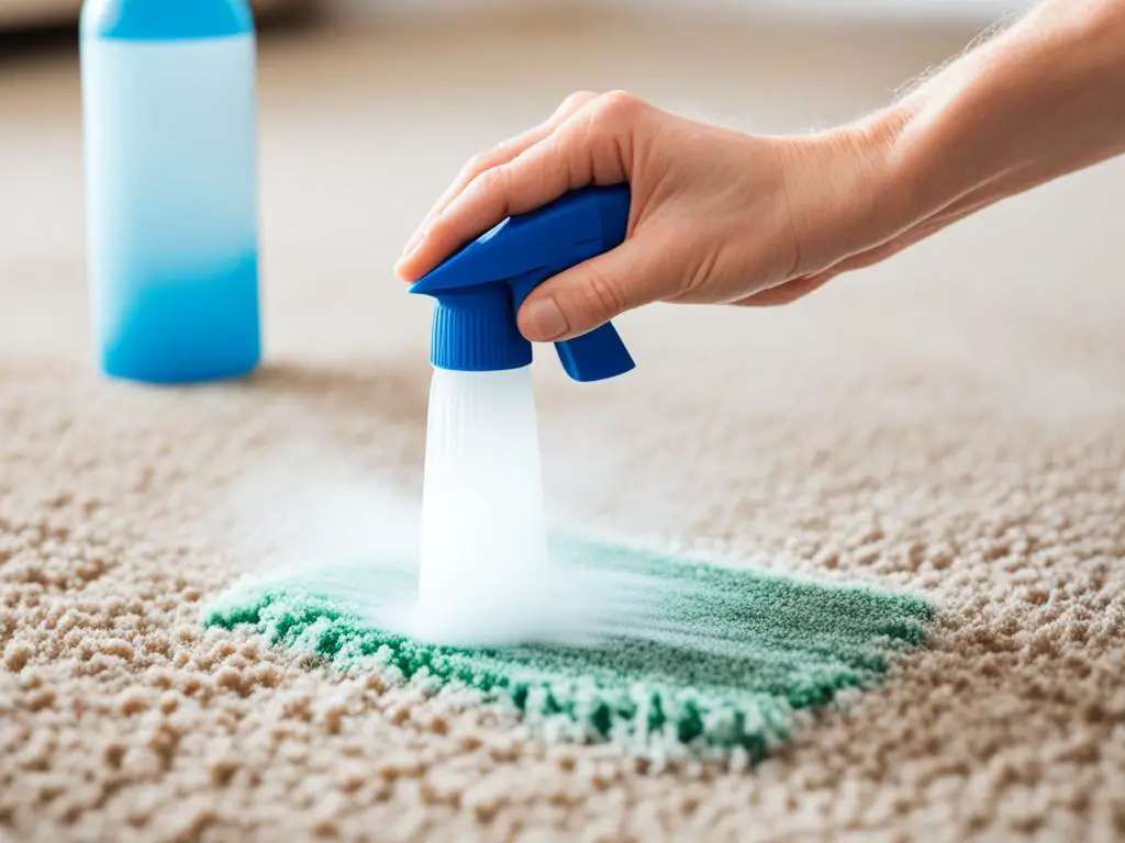 how to clean sticky carpet