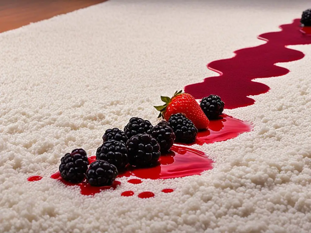 how to get berry stain out of carpet