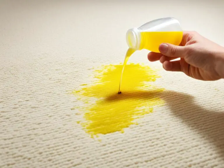 Remove Bile Stains from Carpet Quickly