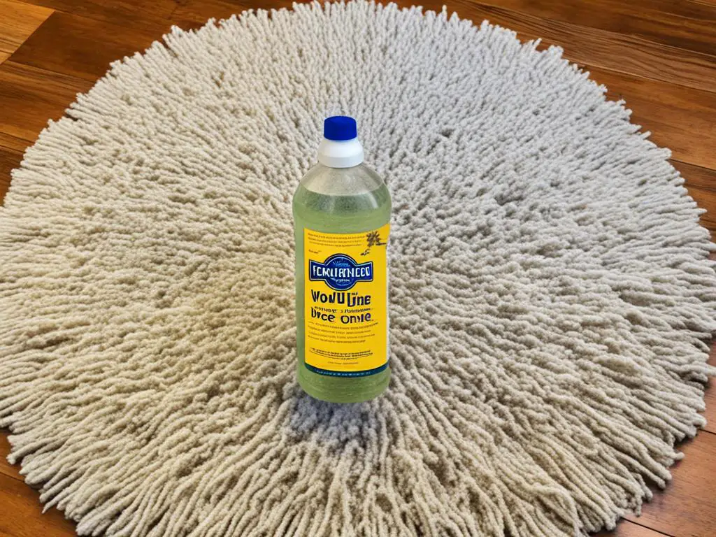 how to get dog urine out of a wool rug