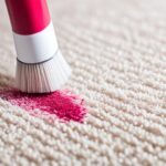 how to get lipgloss out of carpet