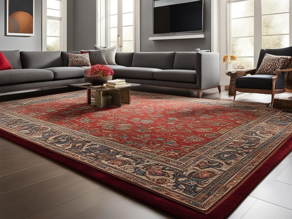 how to keep rug corners from curling up on carpet