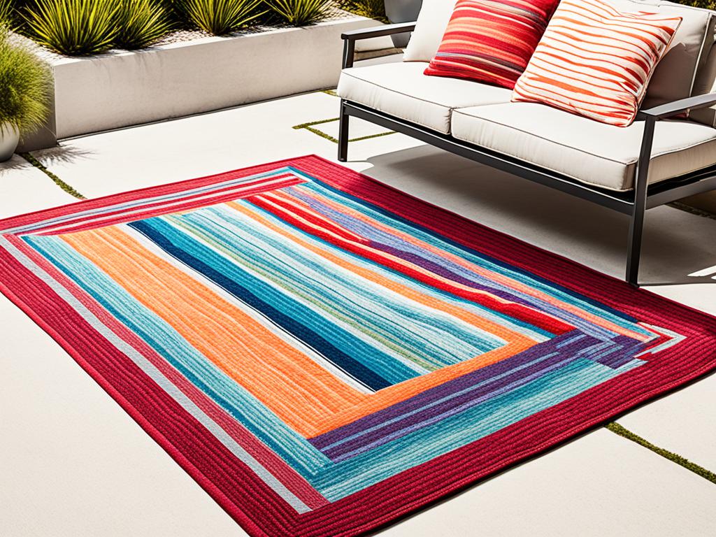 how to keep your outdoor rug from blowing away