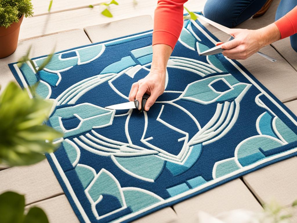 how to make an outdoor rug