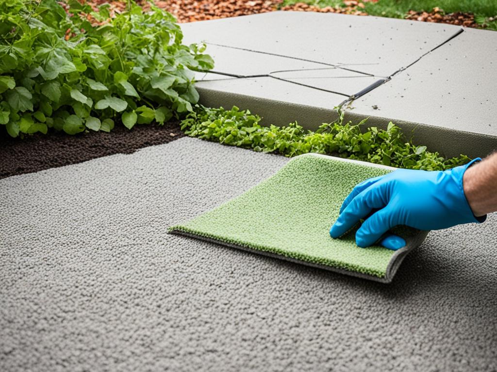 how to remove outdoor carpet