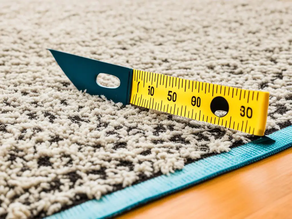 how to shorten a rug