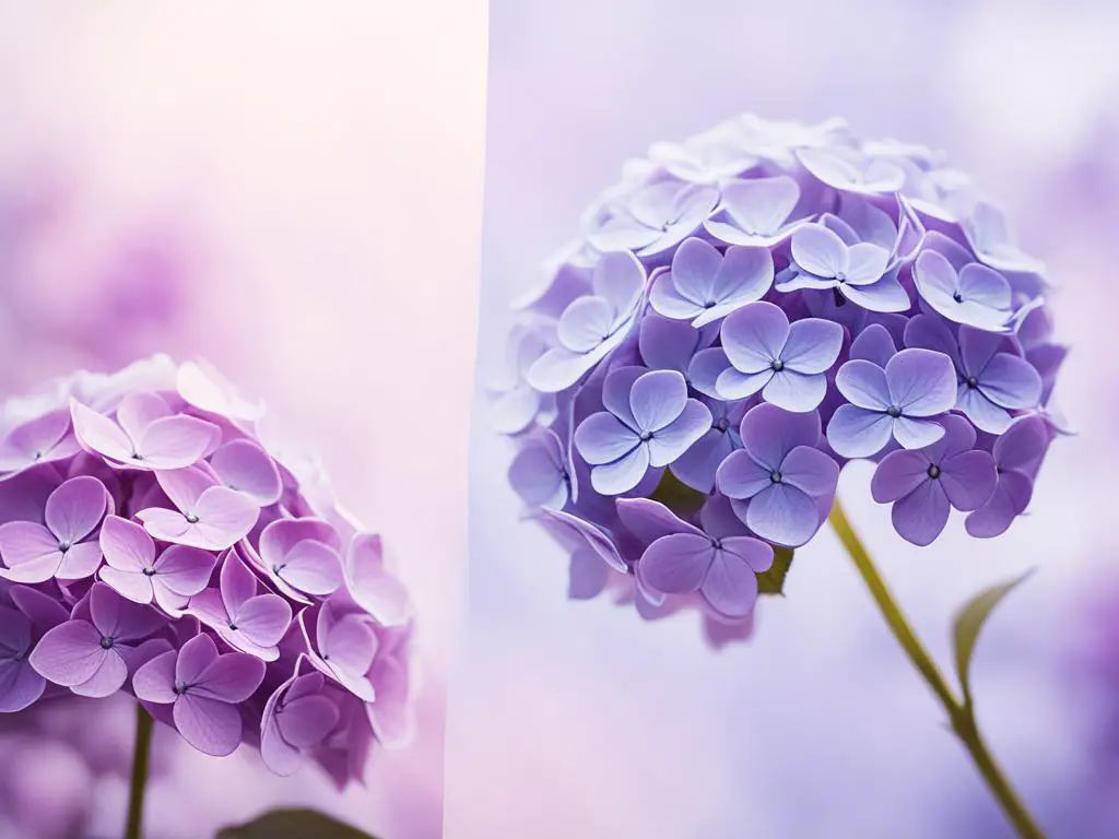 hydrangea and lilac image