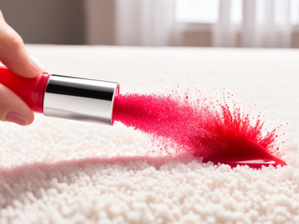 lipgloss removal hacks for carpets