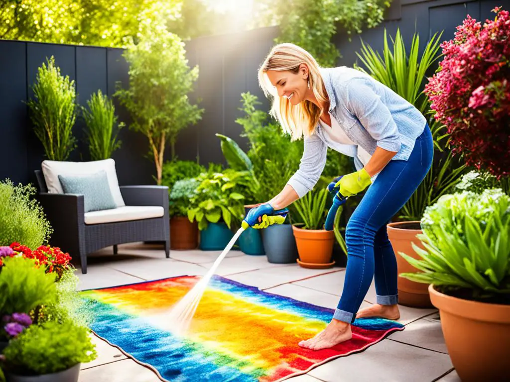 outdoor rug maintenance tips