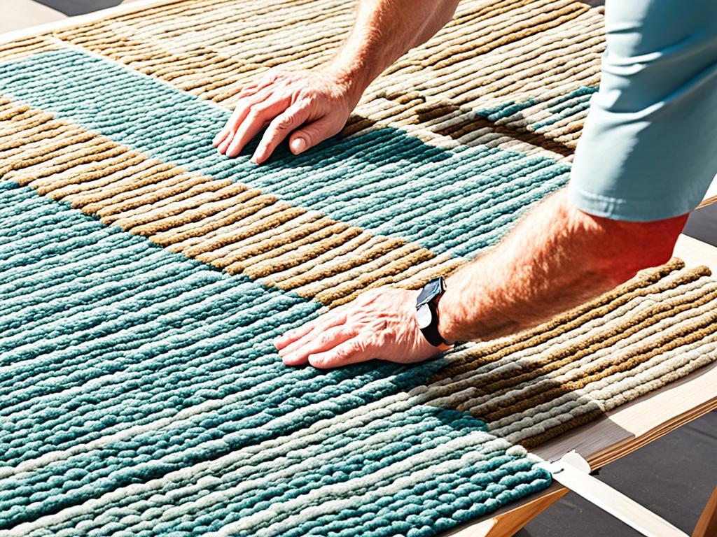 outdoor rug weight