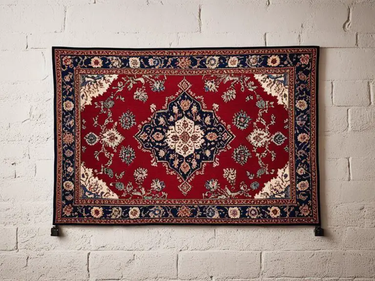 how to hang a persian rug on the wall