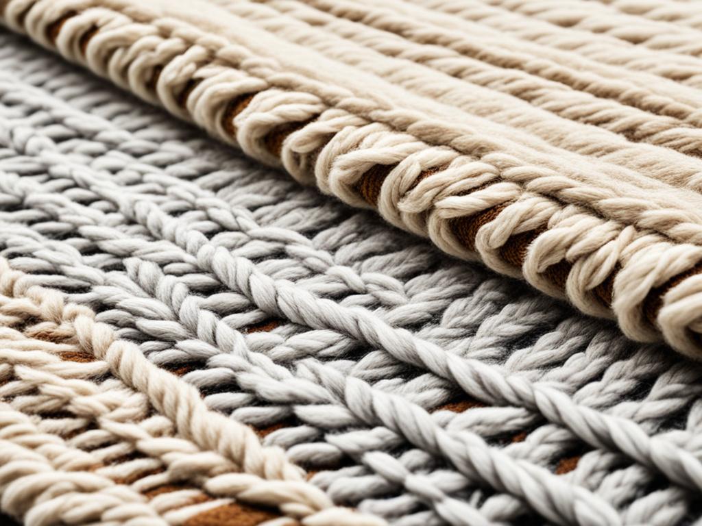 polyester vs wool rug
