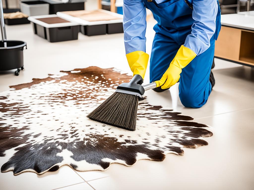 professional cowhide rug cleaning