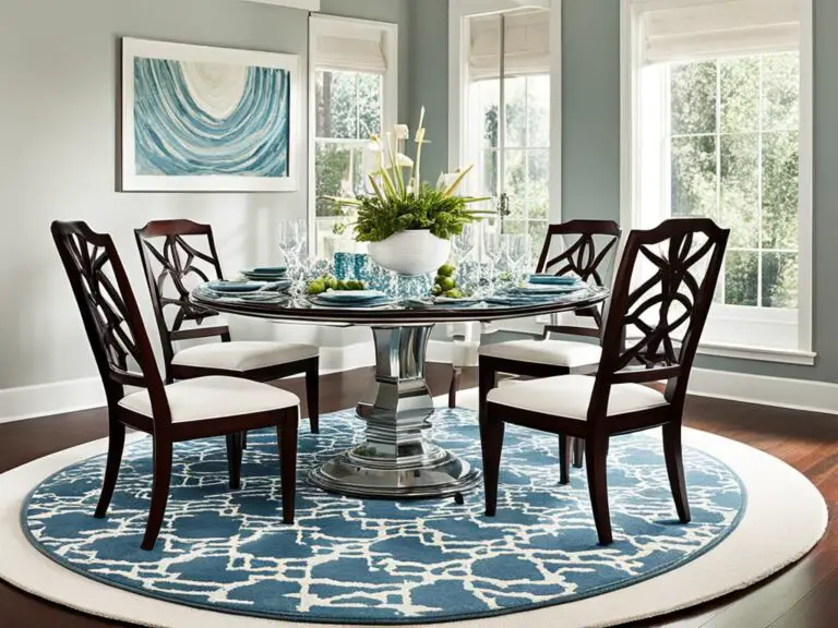 Dressing Table Rug Round Perfect Rug Shape for Under Round Tables