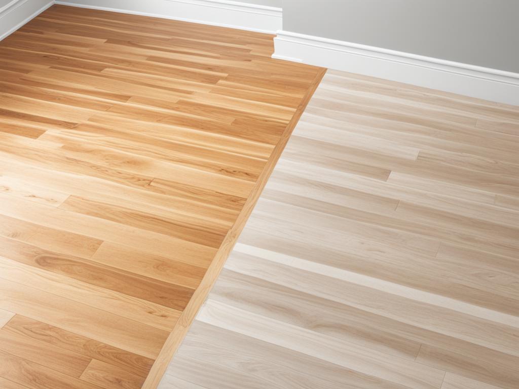 satin and matte hardwood floors