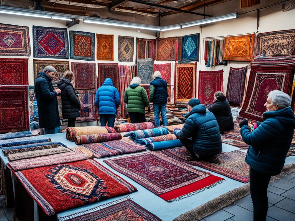 selling rugs locally