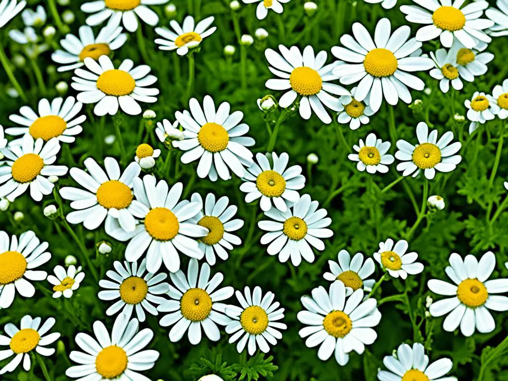 similarities between feverfew and chamomile