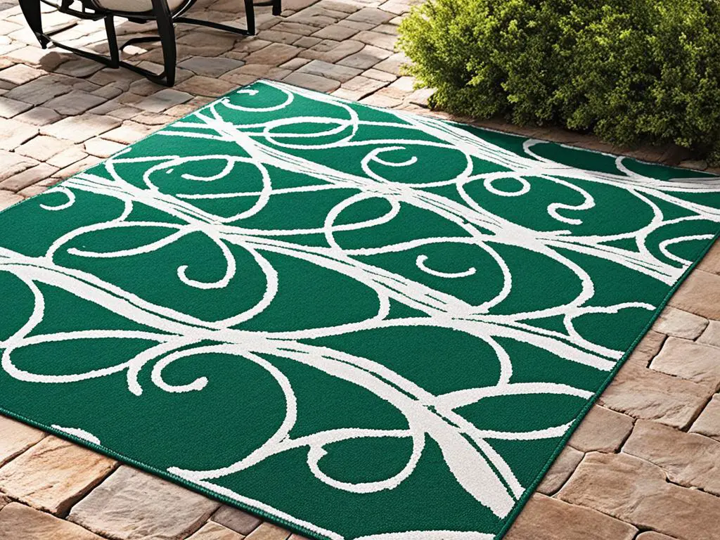 step-by-step outdoor rug painting