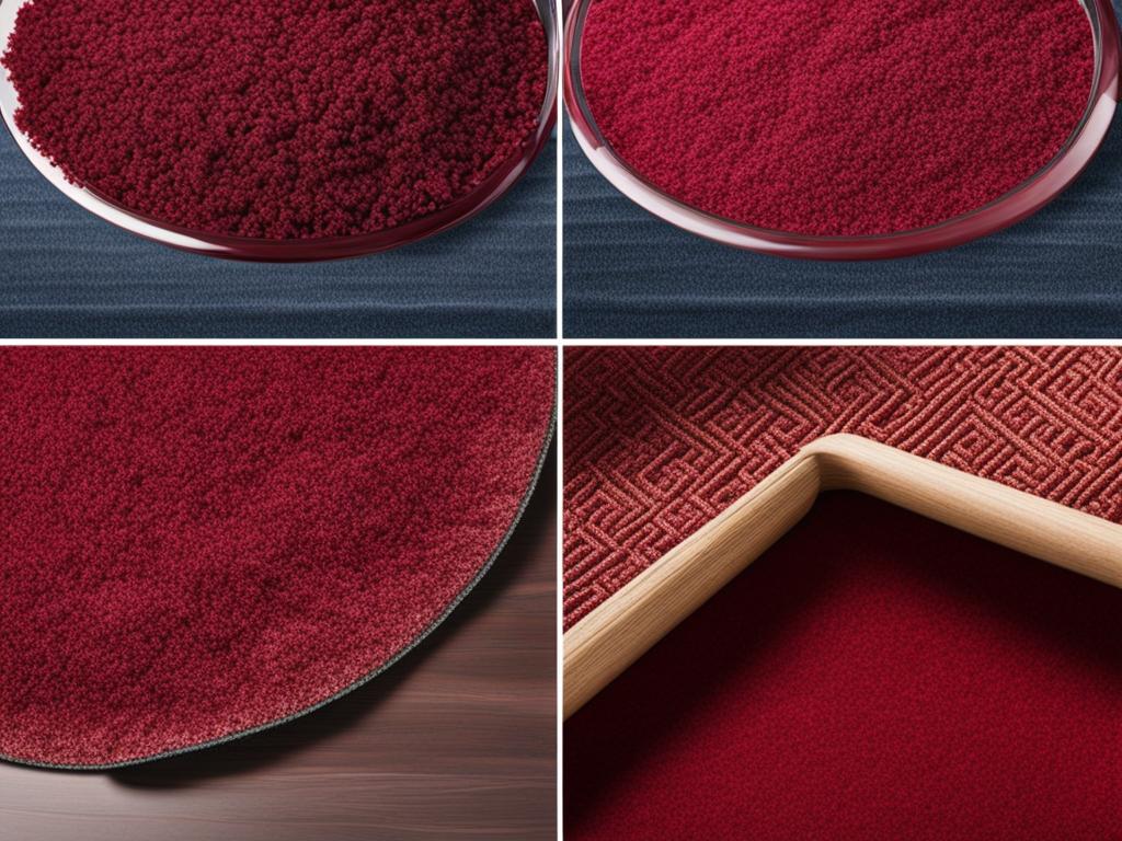 steps to clean cranberry juice off rug