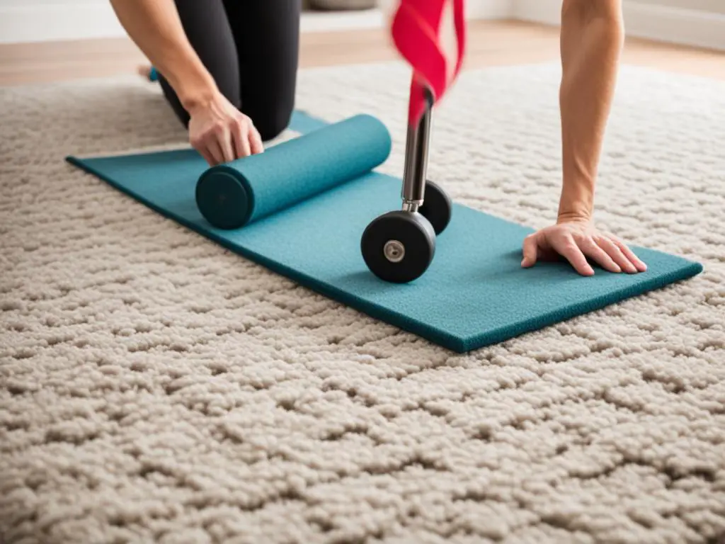 ways to keep rug corners flat on carpet