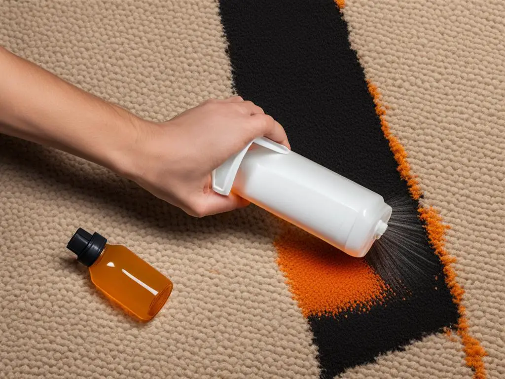 Carpet cleaning with vinegar