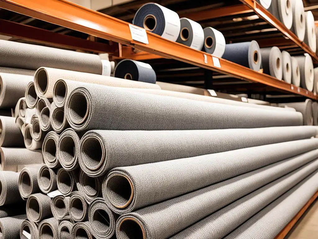 Commercial carpet rolls