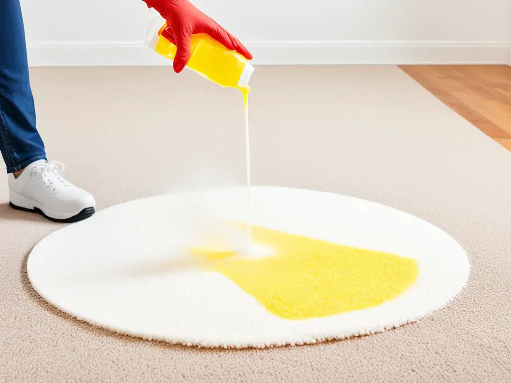 How To Fix Carpet Bleach Stain
