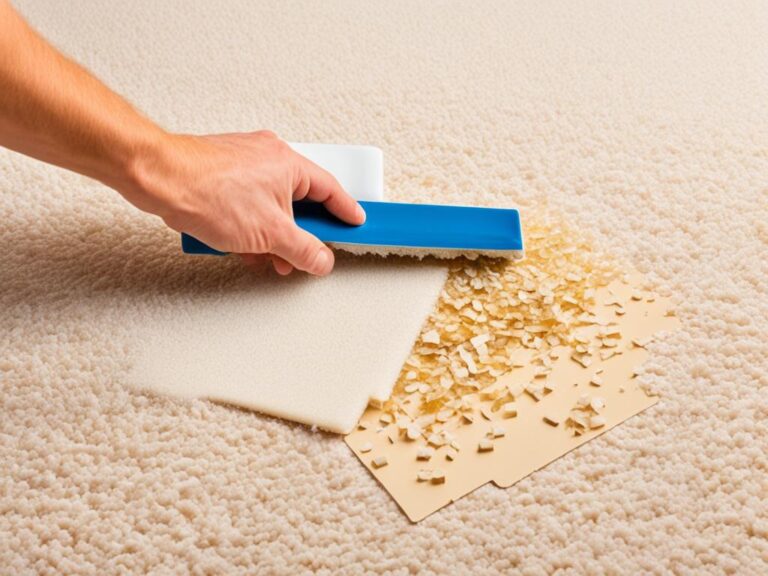 how do you get glue out of carpet