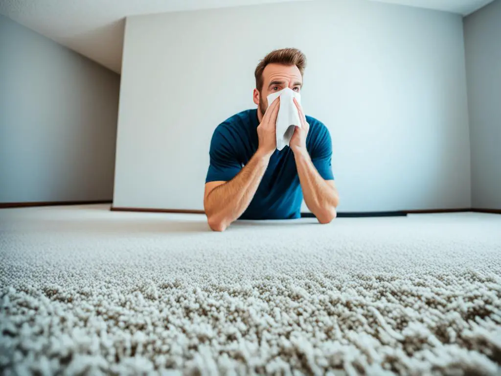 Remove new carpet smell
