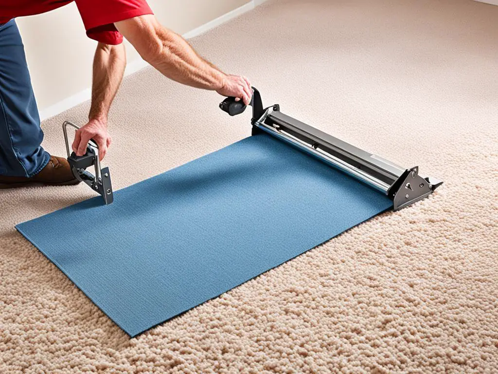 The Process of Carpet Stretching