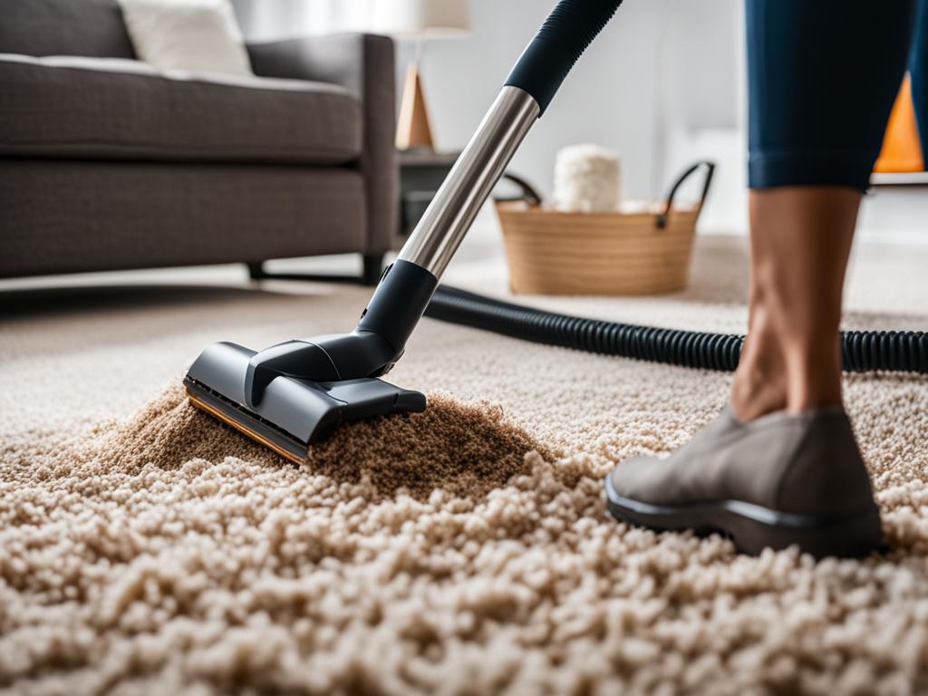 deep cleaning carpet