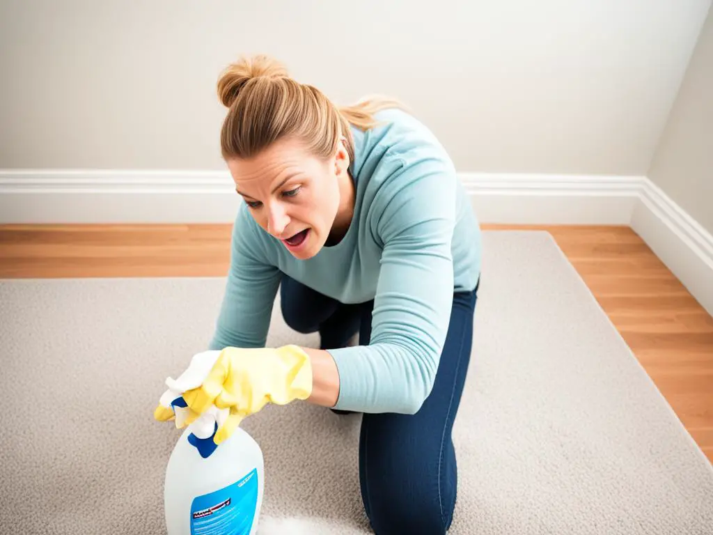 removing glue residue from carpet