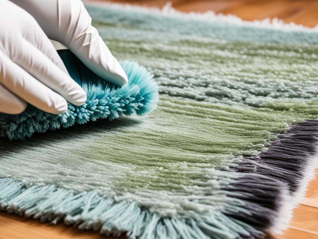removing odors from silk rugs