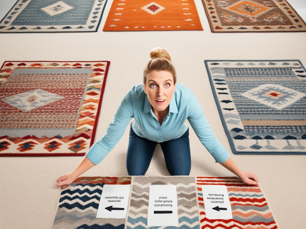 rug size selection quiz